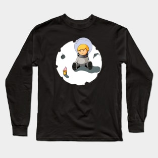 Sad Astronaut Boy Long Sleeve T-Shirt